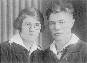 Hennie Rensema en Peter Drenth in 1932