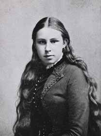 Henriette Roland-Holst als jong meisje