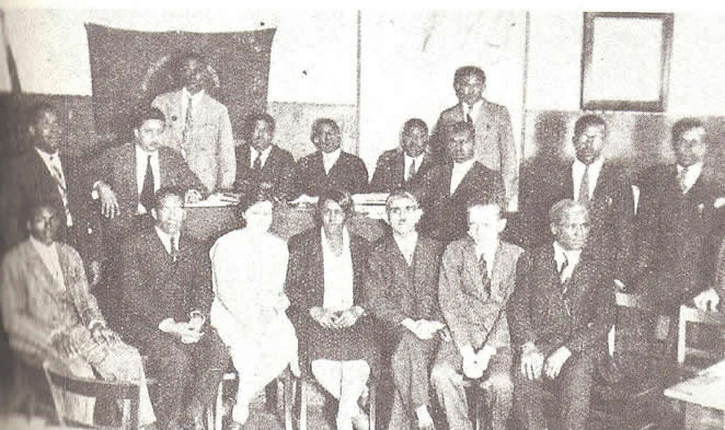 Delegados do 1a. Conferência Internacional dos trabalhadores negros (1930)
