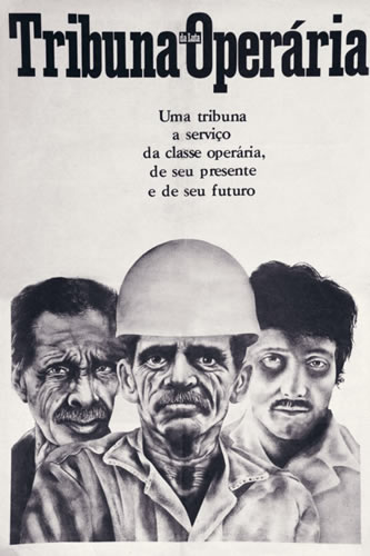 Cartaz de divulgação da Tribuna da Luta Operária, produzido por Elifas Andreato (Foto: CDM)