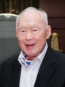 Retrato Lee Kuan Yew