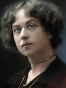 Retrato Alexandra Mikhaylovna Kollontai