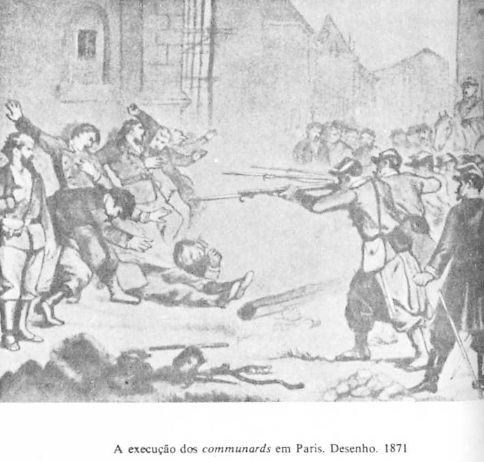 A execução dos communards em Paris