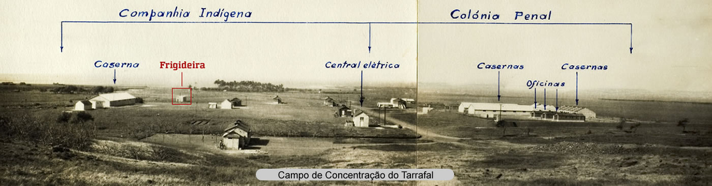 Panorâmica do campo de Tarrafal