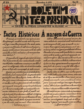 capa Boletim Inter-Prisional - Aljube