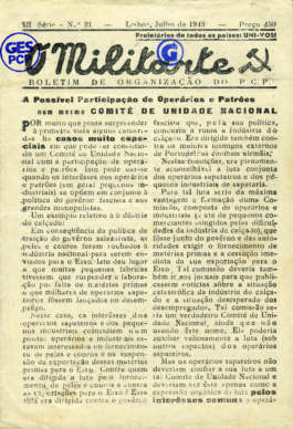 capa O Militante