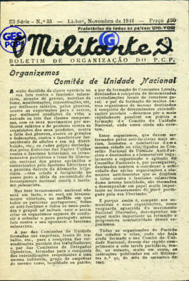 capa O Militante