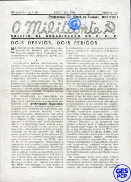 capa O Militante