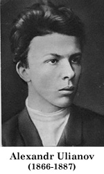 Alexandr Ilici Ulianov, 1866-1887