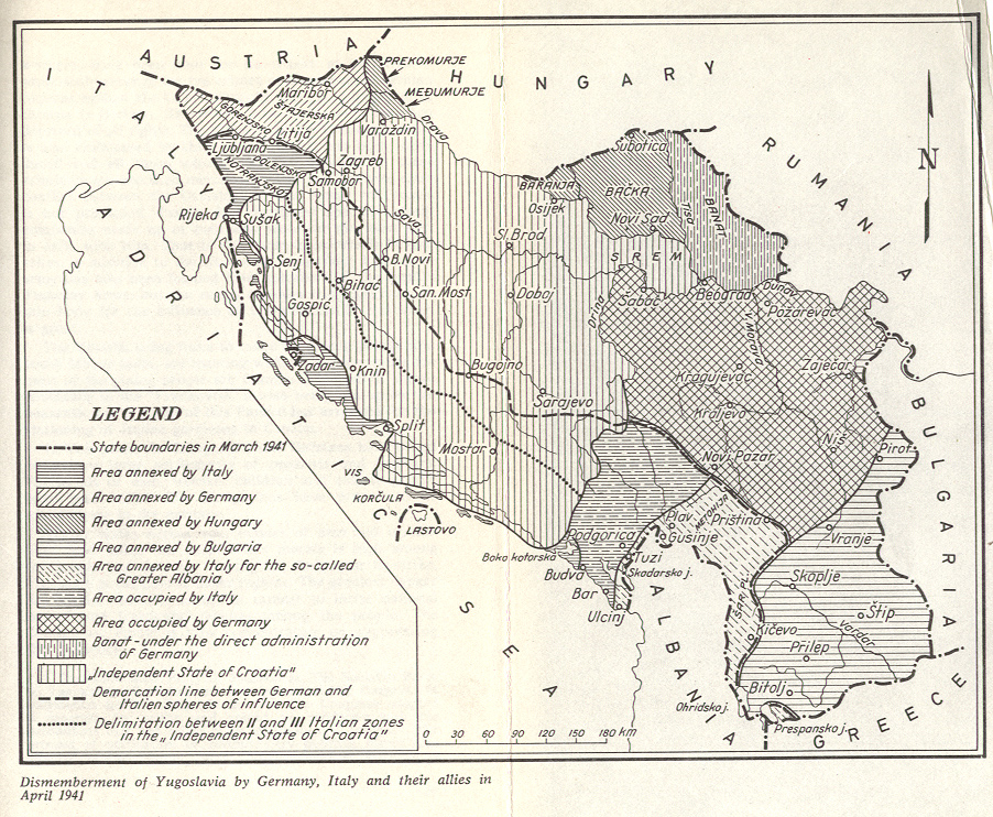 Dismemberment of Yugoslavia by Germany, Italy and their allies in ...