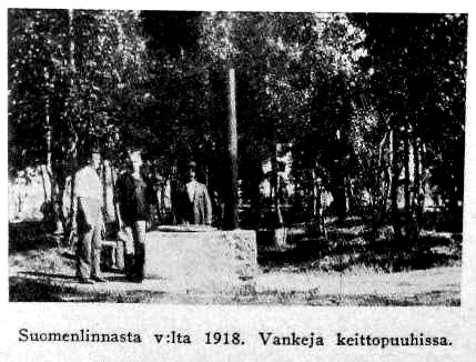 [Suomenlinnasta v:ta 1918]